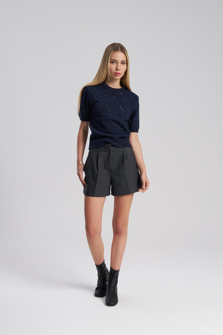 Luna Shimmer Knit Top – Elegant Lightweight Women’s Top