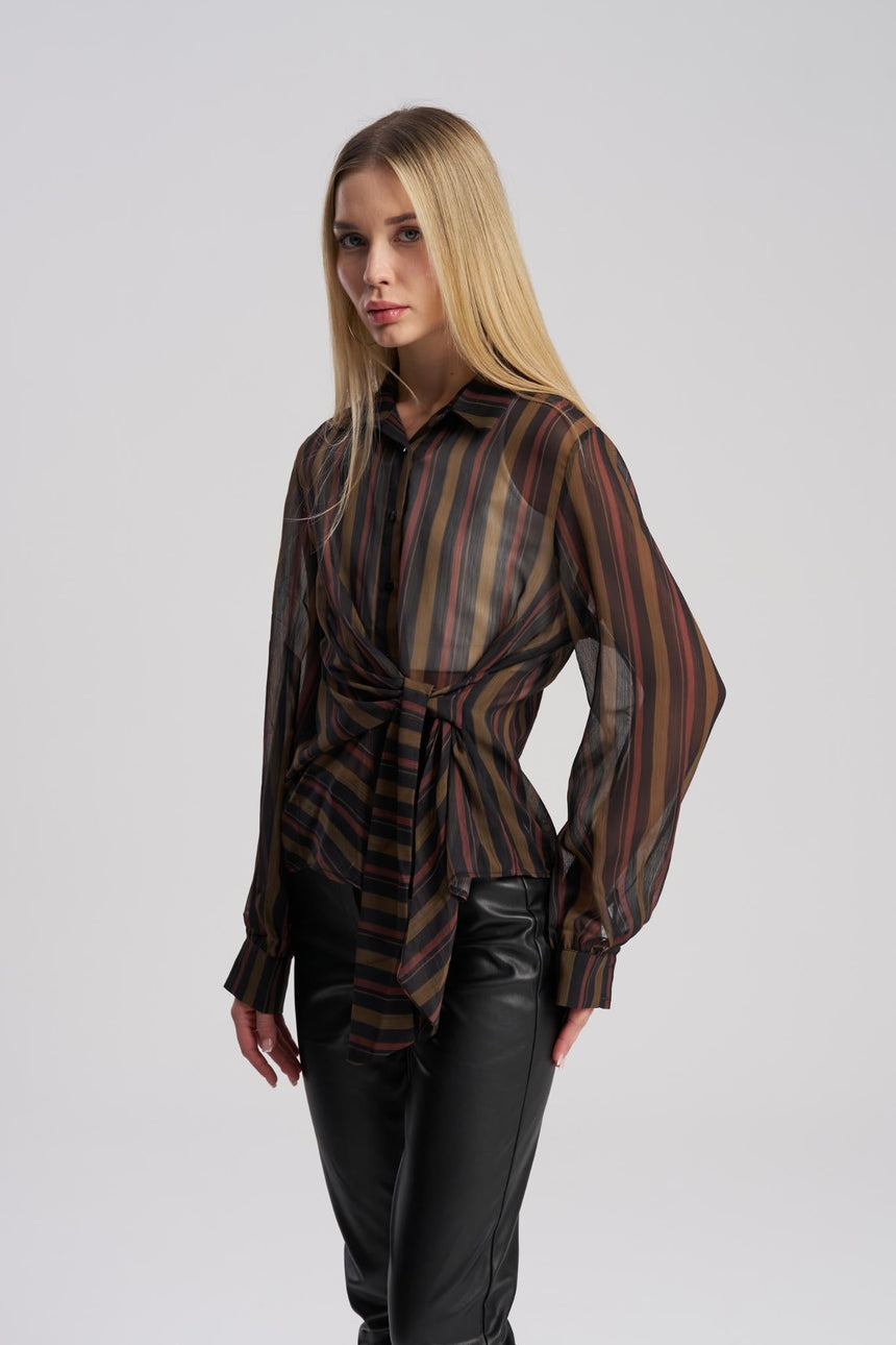 Semi transparent elegant shirt