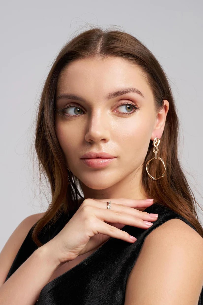 earrings - hoop drop - MTstyle