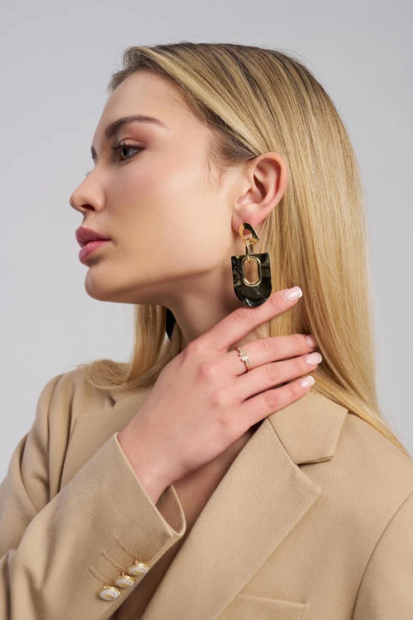 earrings - modern drop - MTstyle