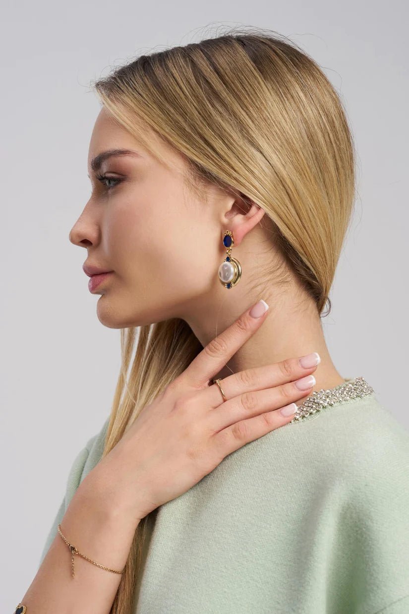 earrings - pearl drop - MTstyle