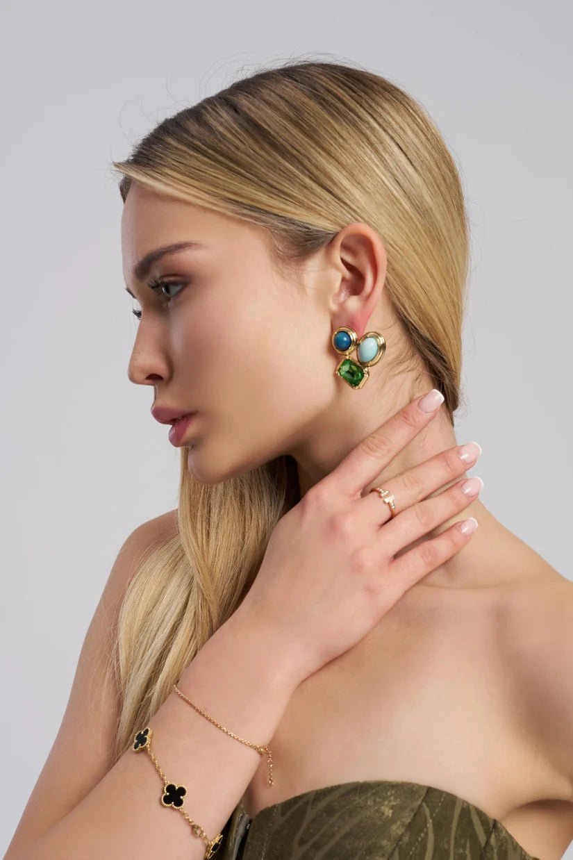 earrings - royal gem - MTstyle