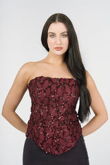 Elara Strapless Corset Top