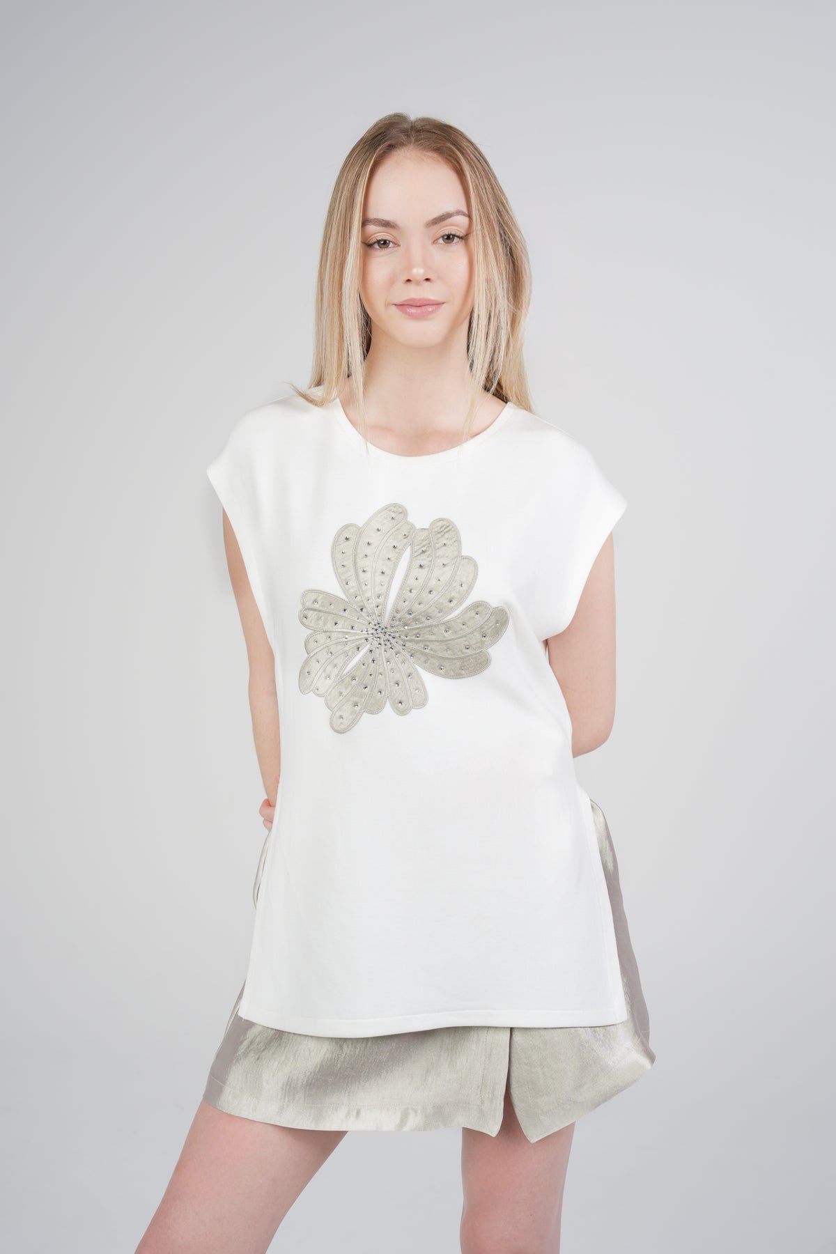 Flora Embellished Top