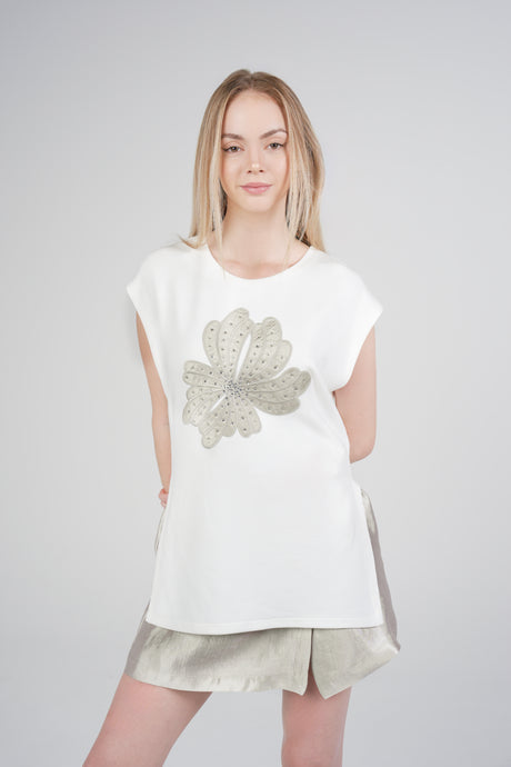 Flora Embellished Top