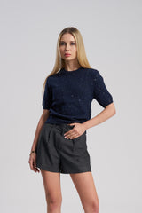 Luna Shimmer Knit Top – Elegant Lightweight Women’s Top
