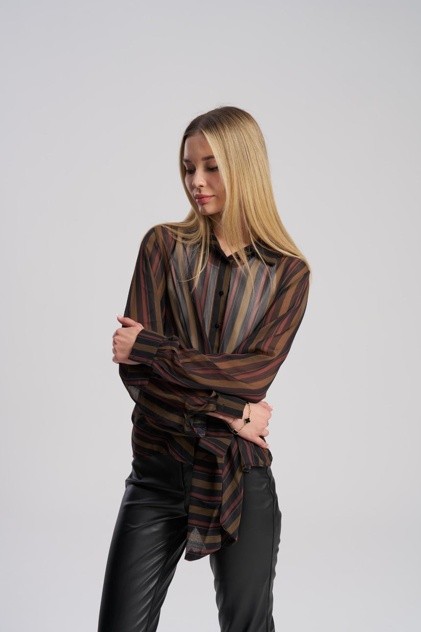 Semi transparent elegant shirt
