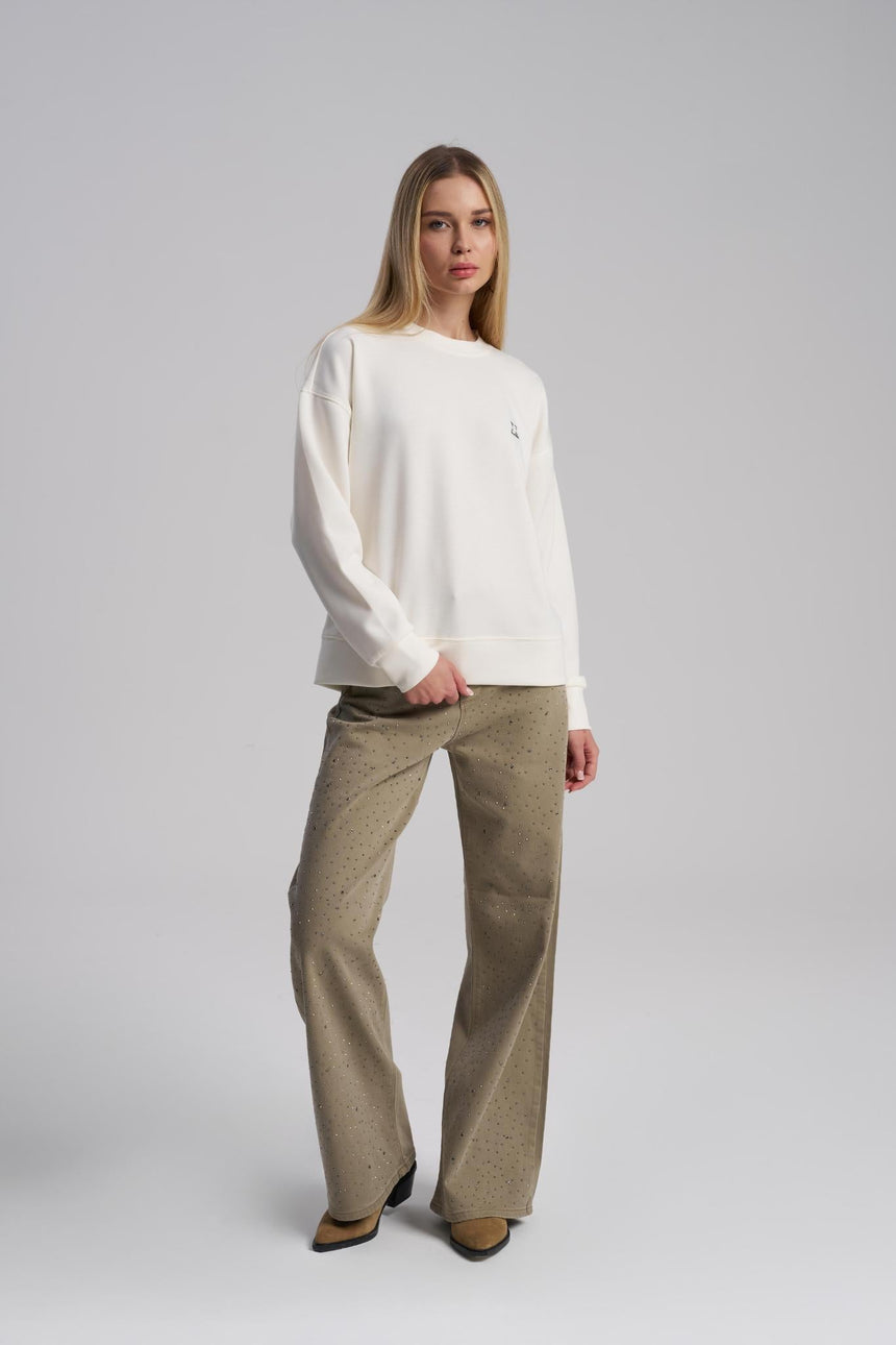 Everyday structured sweatshirt modern style