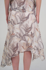 Iris Puff-Sleeve Set, Grey Mauve, back detail