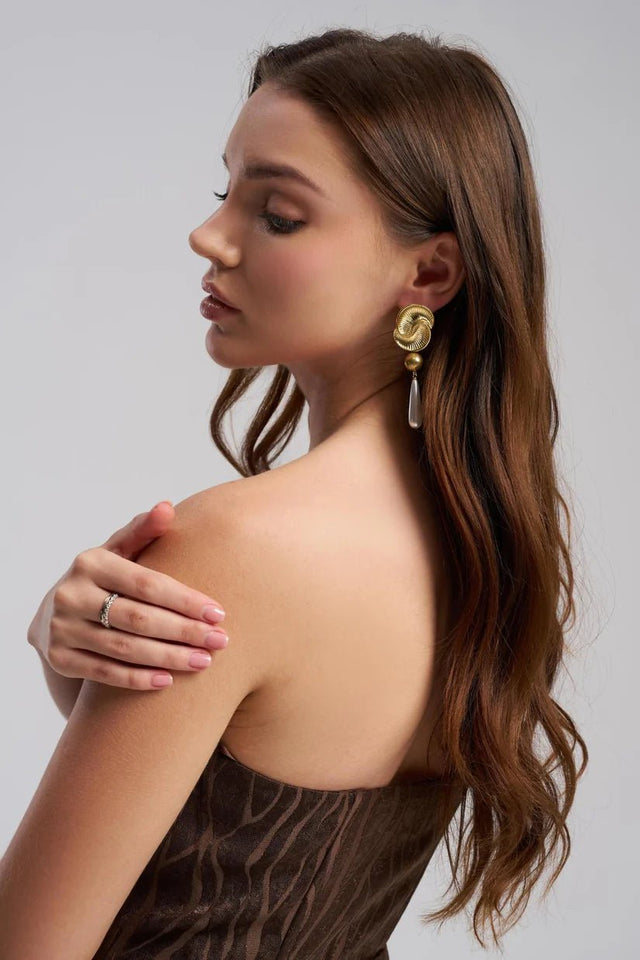 earrings - knot drop - MTstyle