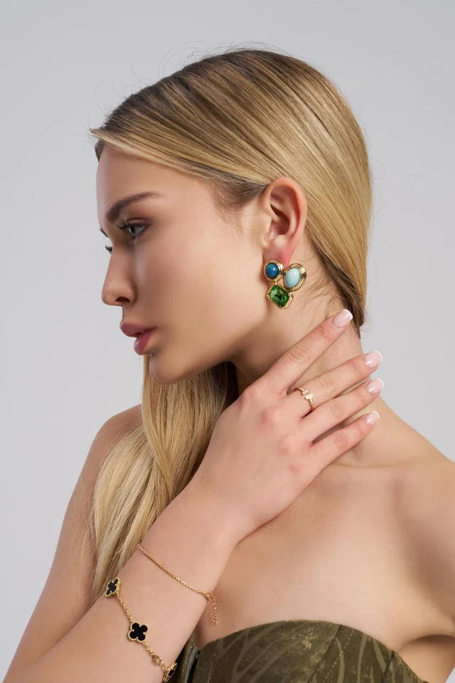 earrings - royal gem - MTstyle